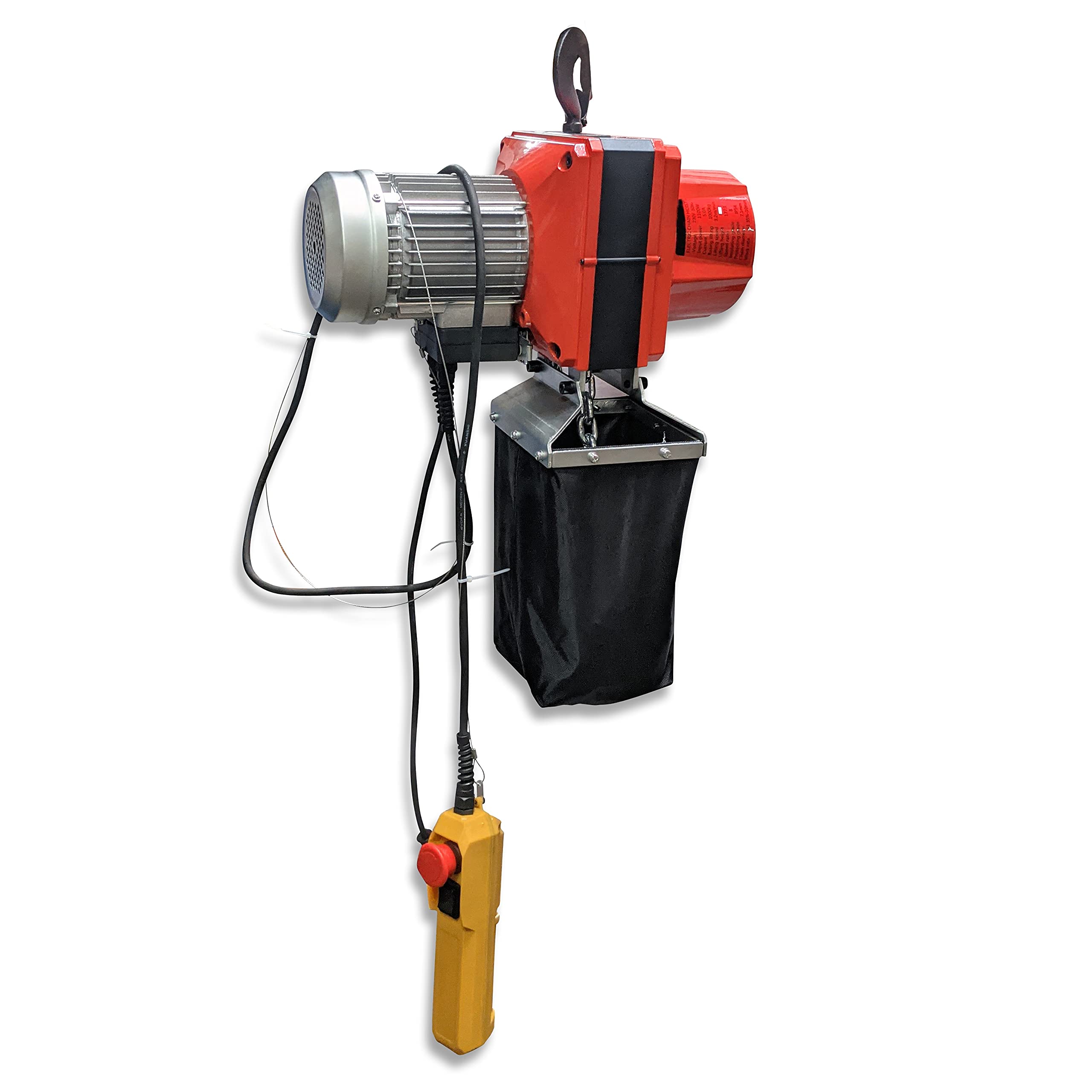 Elevador eléctrico de cadena de 990 kg, con cadena de acero de 3 metros, 230 V