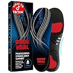 220+ lbs Plantar Fasciitis High Arch Support Insoles Men Women - Orthotic Shoe Inserts - Boot Work Shoe Insole (XS, Blue)