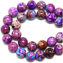 Galaxy Sea Sediment Jasper Stone Round Gemstone Beads 6mm, 58-60pcs