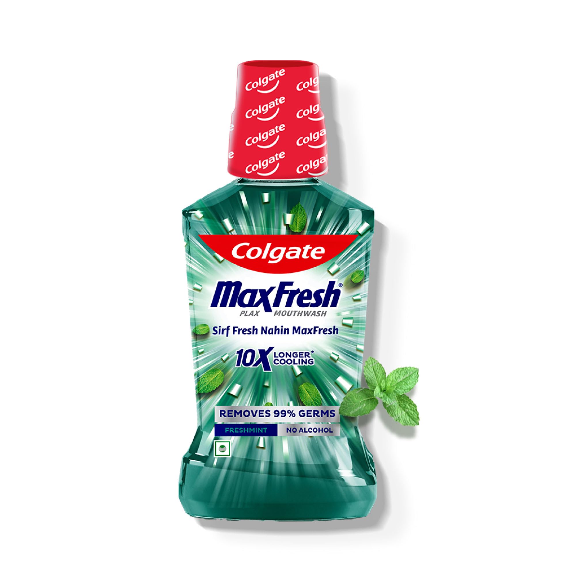 Colgate Plax Antibacterial Mouthwash, 24/7 Fresh Breath - (Fresh Mint) 250 ml(Pack of 1)