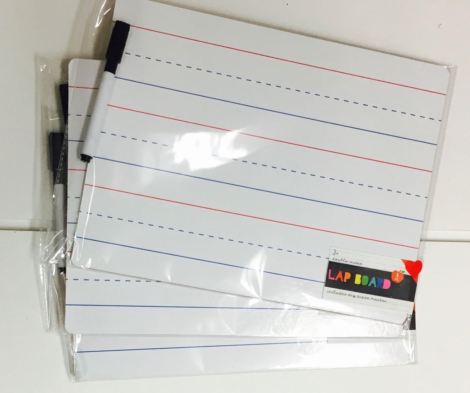Sets of 25 Dry Erase Double Sided Lap Board Office Products