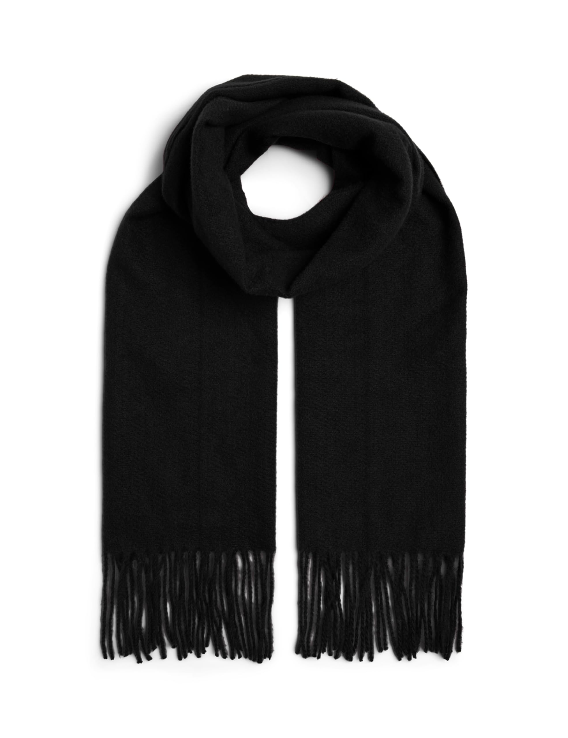 PIECES Pclesia Long Scarf Pwp Mm BC, black, One Size