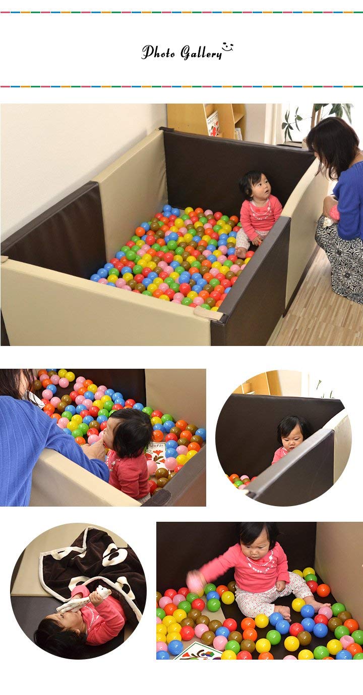 Amazon.co.jp: RiZKiZ キッズプレイサークル 【パステルカラーA】 98