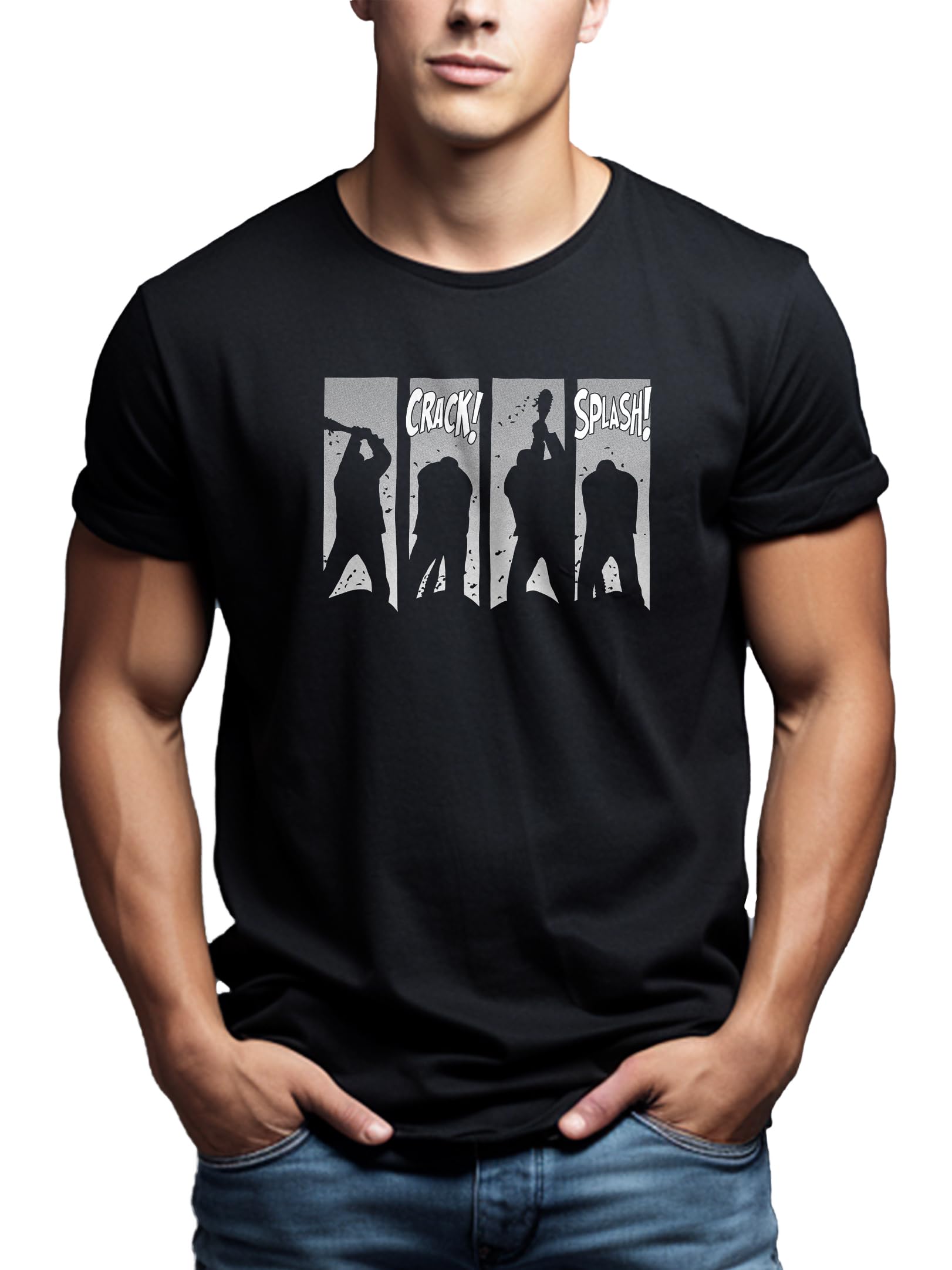 MAKAYA T-Shirt Negan - Lucille in Action - Maglietta Walking Dead