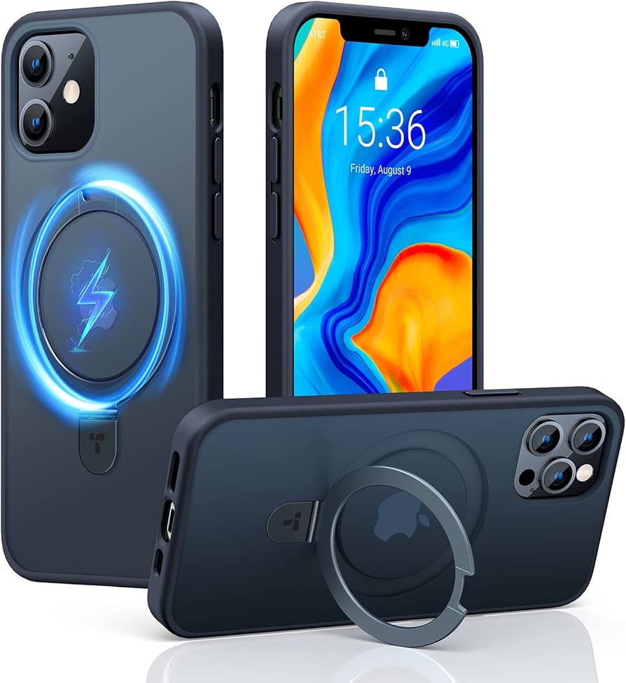 iPhoneアクセサリー Apple iPhone 12 Amazon.com: TORRAS Magnetic UPRO Ostand Designed for iPhone 12