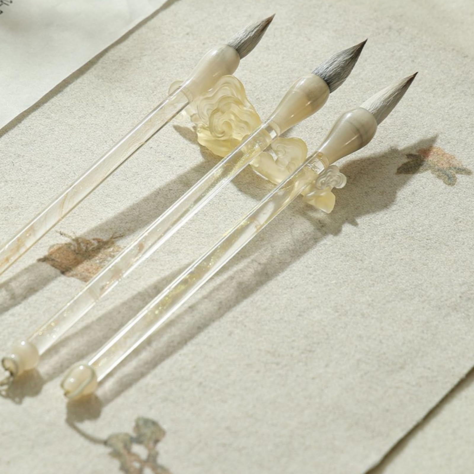 Ancient Method Stiftehalter mit farbiger Glasur, 9 cm, Schreibpinsel-Stifthalter, Kalligraphie-Zubehör