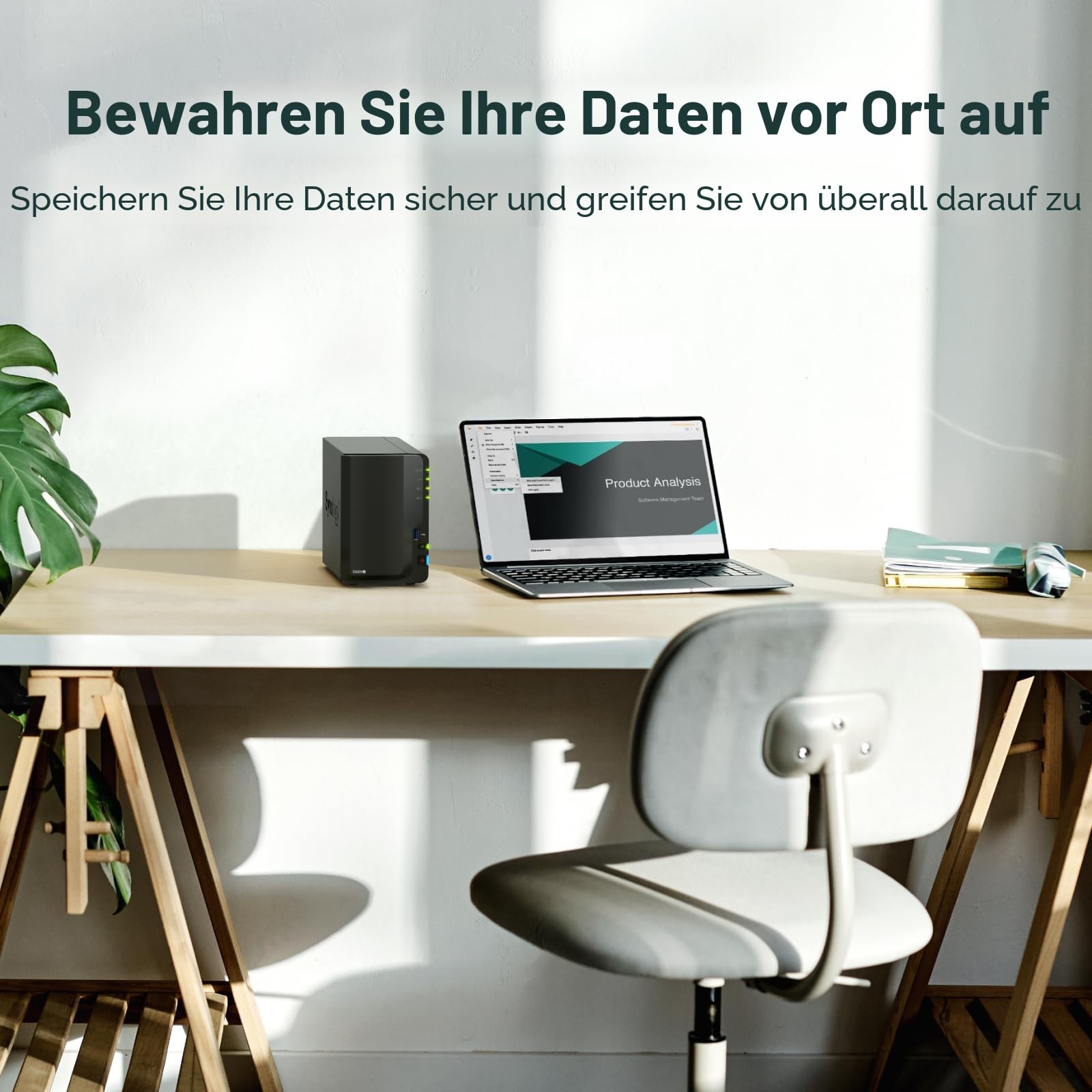 Synology DiskStation DS224+ Netzwerkspeicherlaufwerk (Schwarz)
