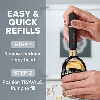 TRAVALO EASY FILL PERFUME SPRAY 3本セット Amazon.com: Travalo Milano Perfume Atomizer - Leak-Proof and