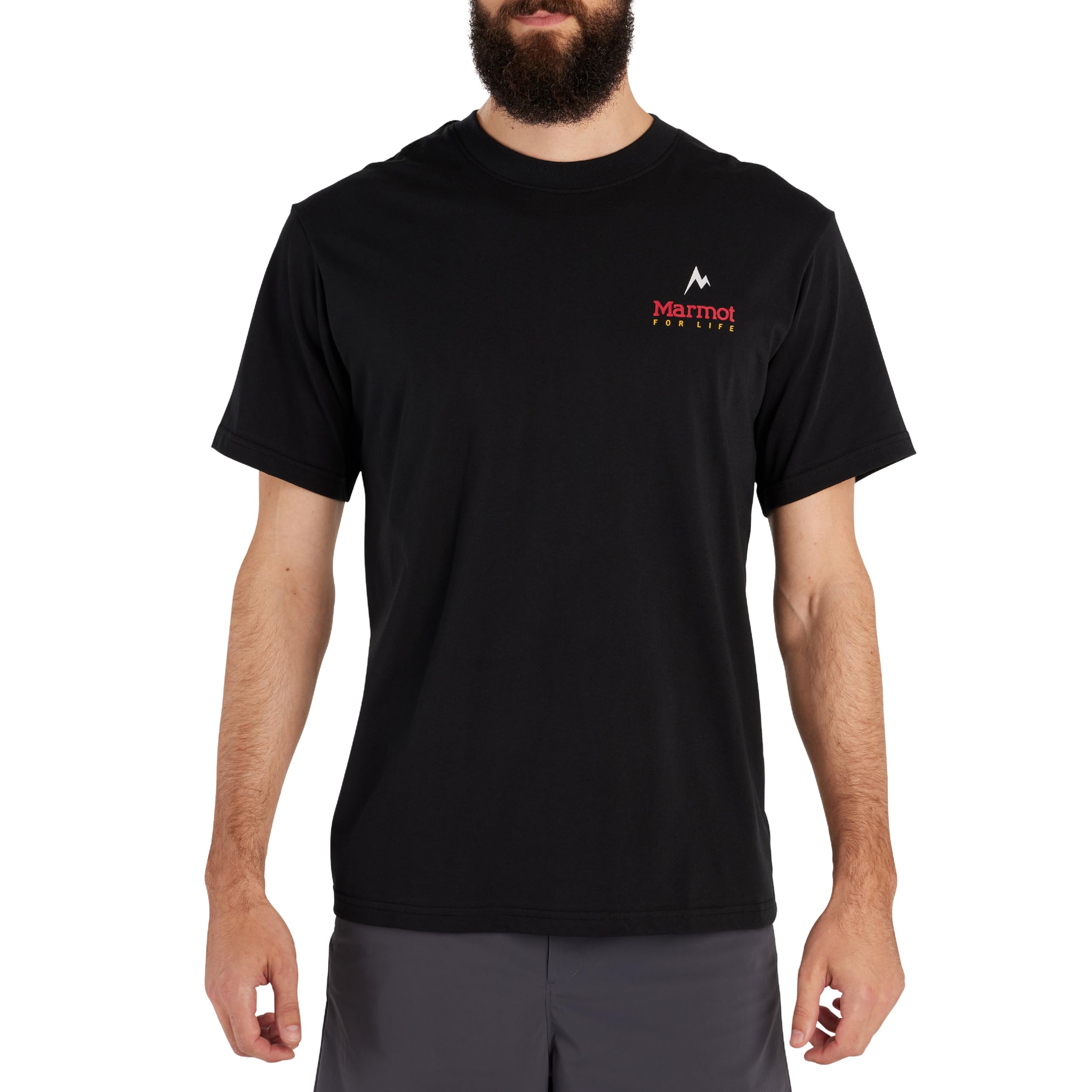 Amazon.com: MARMOT Men's for Life Short Sleeve Tee, Black, Small