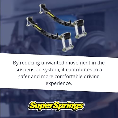 Miniatura 5 de SSA17 | SuperSprings para Ford F-450|F-550, Chevrolet|GMC Kodiak|TopKick 4500|5500, negro