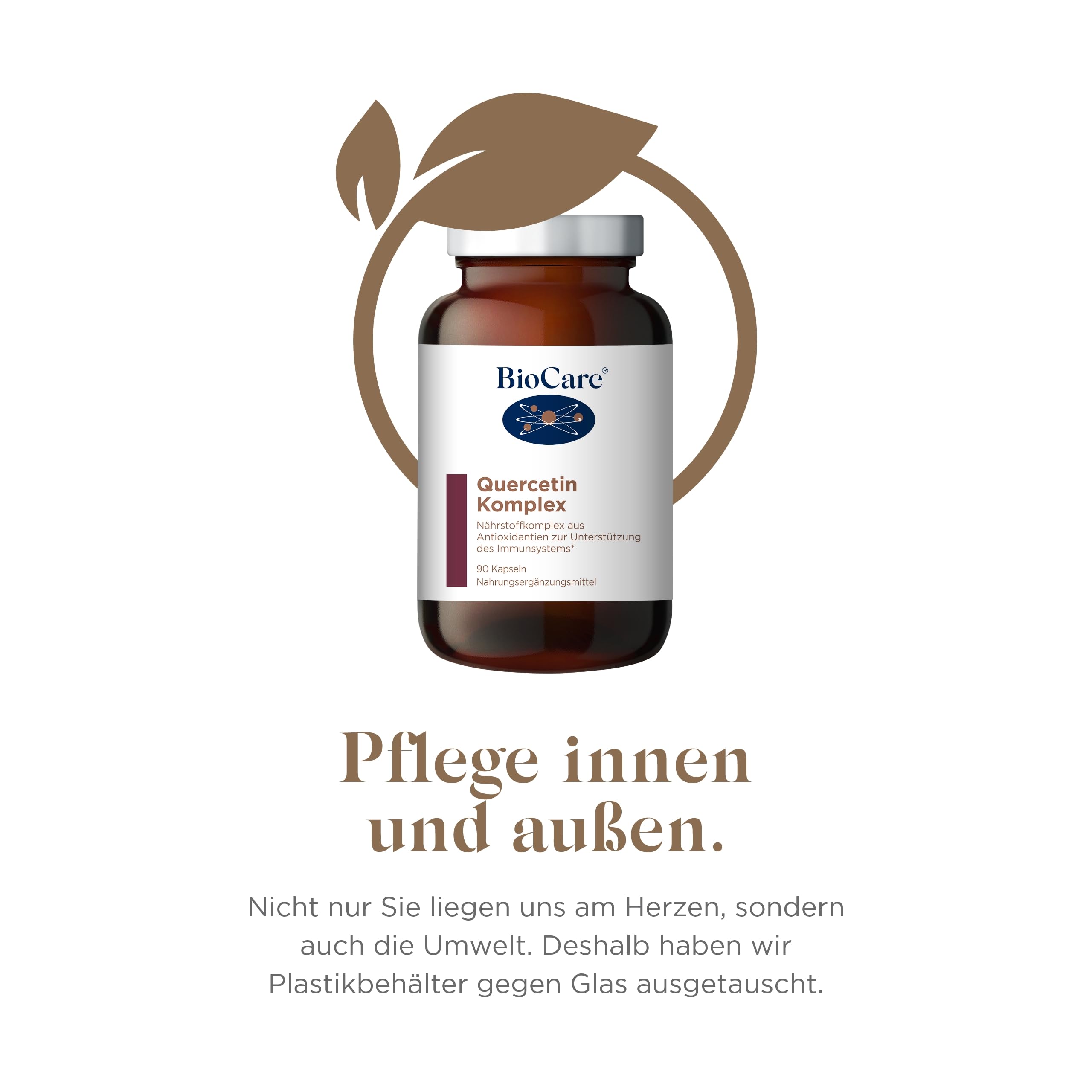 BioCare Quercetin Complex, 90 Kapseln | Mit Quercetin, Bromelain, Vitamin C & Brennnesselblatt-Extrakt