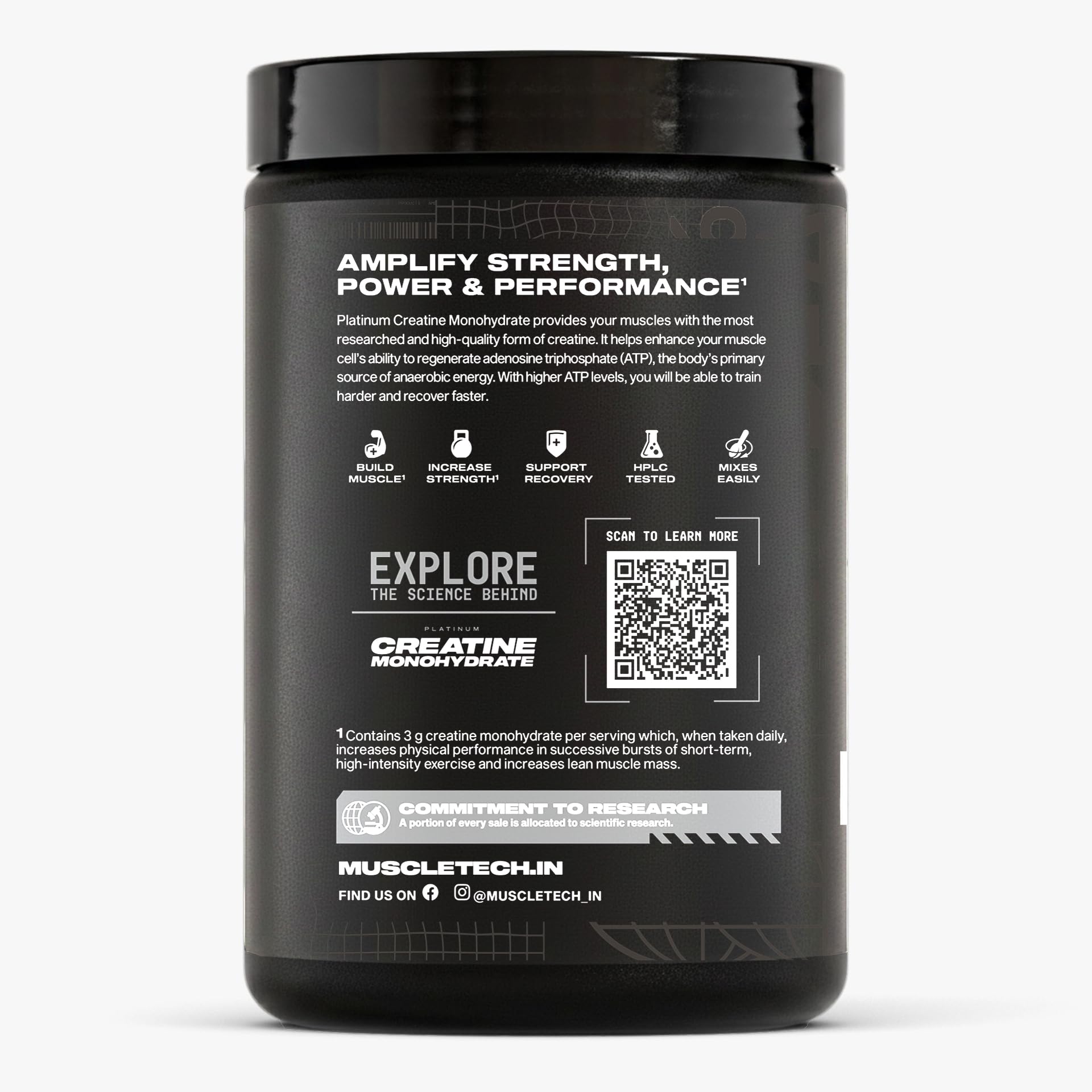 MuscleTech Platinum Creatine Micronized Powder | 83 Servings, Citrus Blast | Improves Strength, Power & Muscle Recovery |Muscletech Creatine Flavored - 315g 2