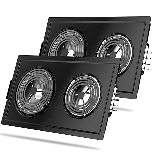 [2 PACK] JEA7000ADBA Coil Element Cartridge Assembly Compatible with Jenn Air Cooktop Replacement Parts JEA7000ADB A100B A100W JEA7000ADWA Cooktop Cartridge For Whirlpool Electric Range Cartridge