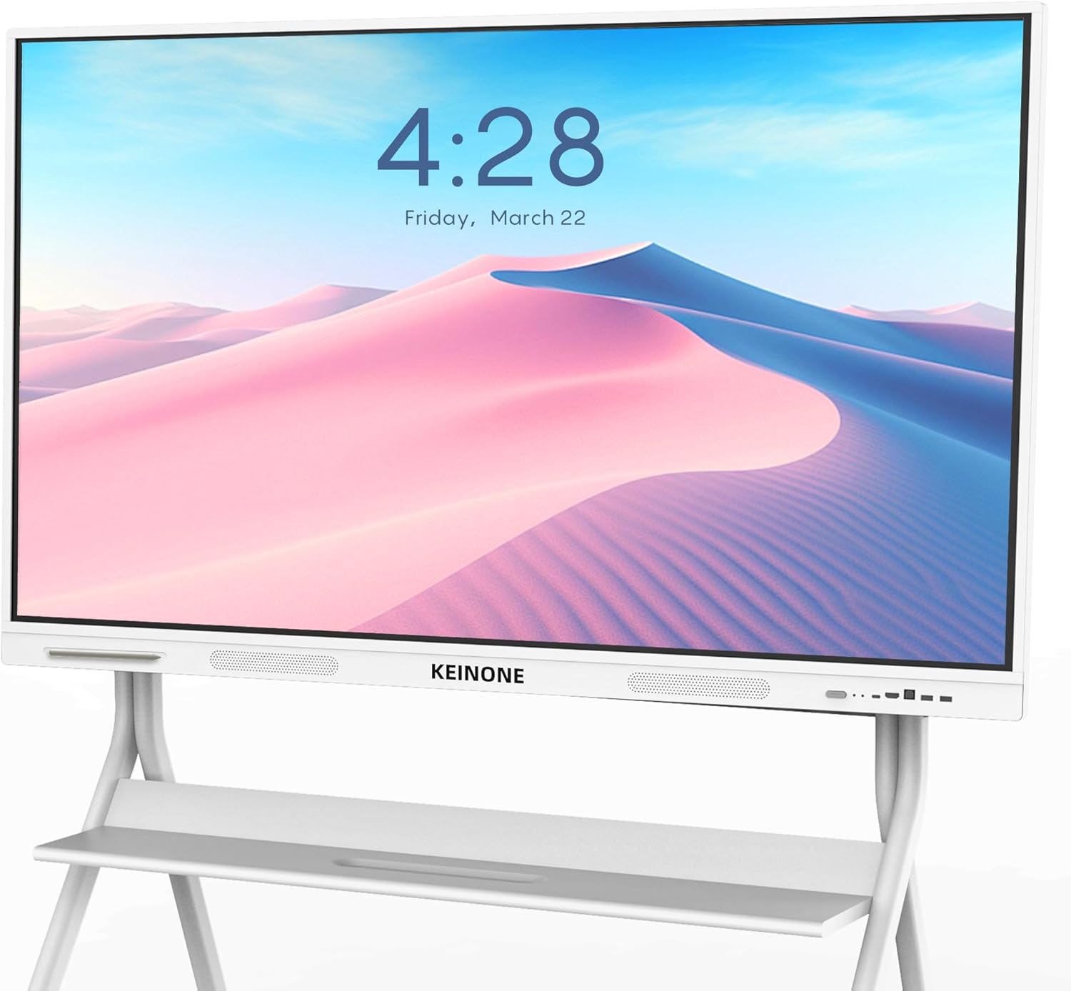 Interactive Smart Board for Classroom, 55” 8+128 GB Electronic Digital Whiteboard Built-in Android OS & Open App Ecosystem – 4K Touchscreen Smartboard for Home Office School Studio Display Interactive Smart Board for Classroom, 55” 8+128 GB Electronic Digital Whiteboard Built-in Android OS & Open App Ecosystem – 4K Touchscreen Smartboard for Home Office School Studio Display