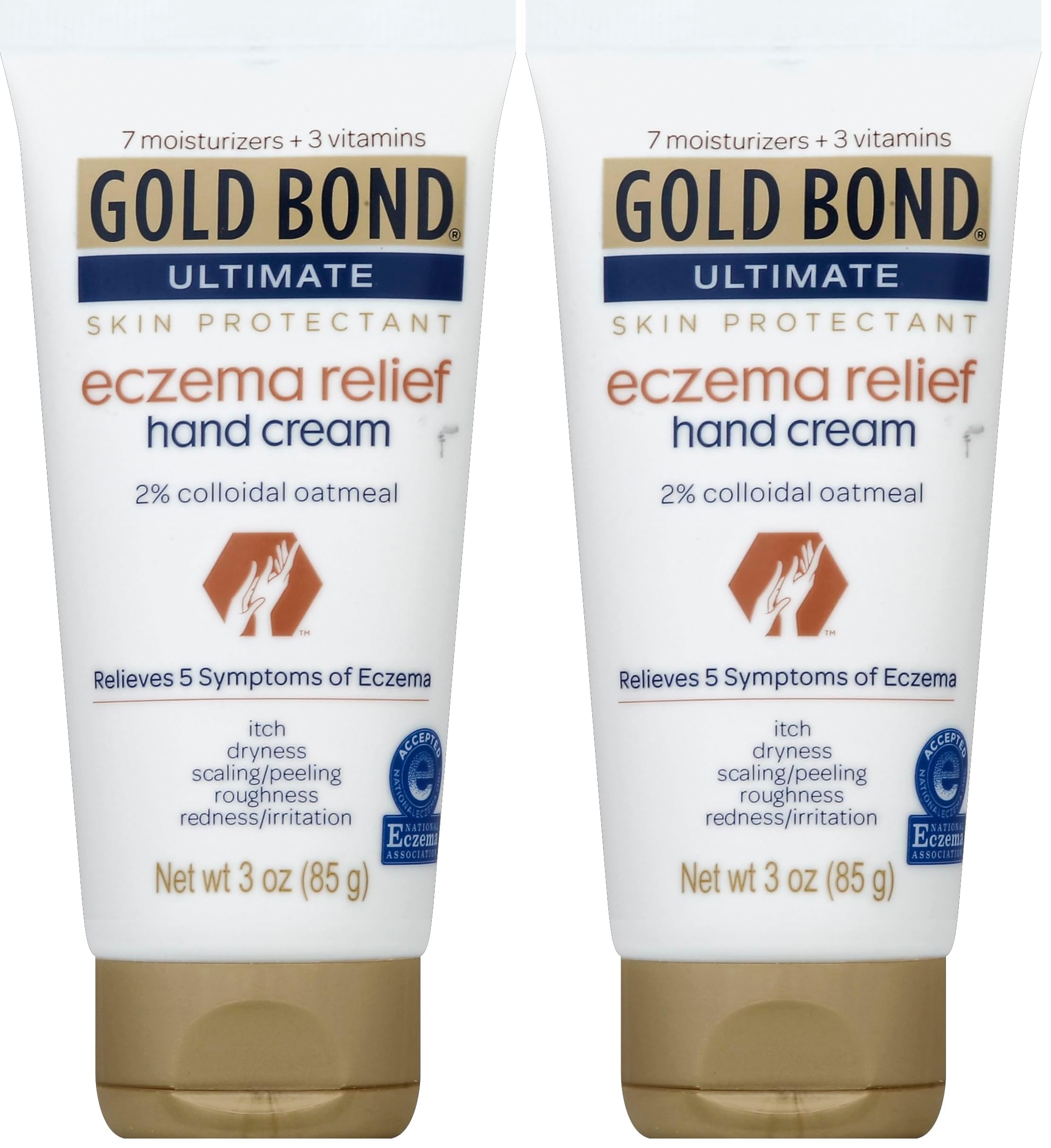 Hand Cream for Eczema Relief, Skin Protectant Cream With 2% Colloidal Oatmeal 3 oz. (Pack of 2)