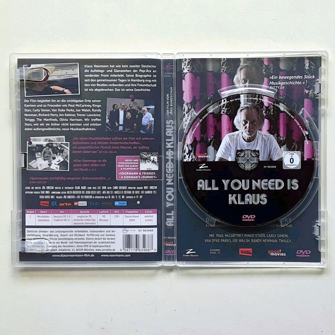 クラウス・フォアマン　ALL YOU NEED IS KLAUS (DVD) Amazon.co.jp: クラウスフォアマン ALL YOU NEED IS KLAUS (DVD