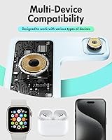 Vista 7 de Estación de carga inalámbrica del soporte del cargador: Soporte de cargador 3 en 1, múltiples dispositivos para Apple - iPhone 17 16e 16 15 14 Pro