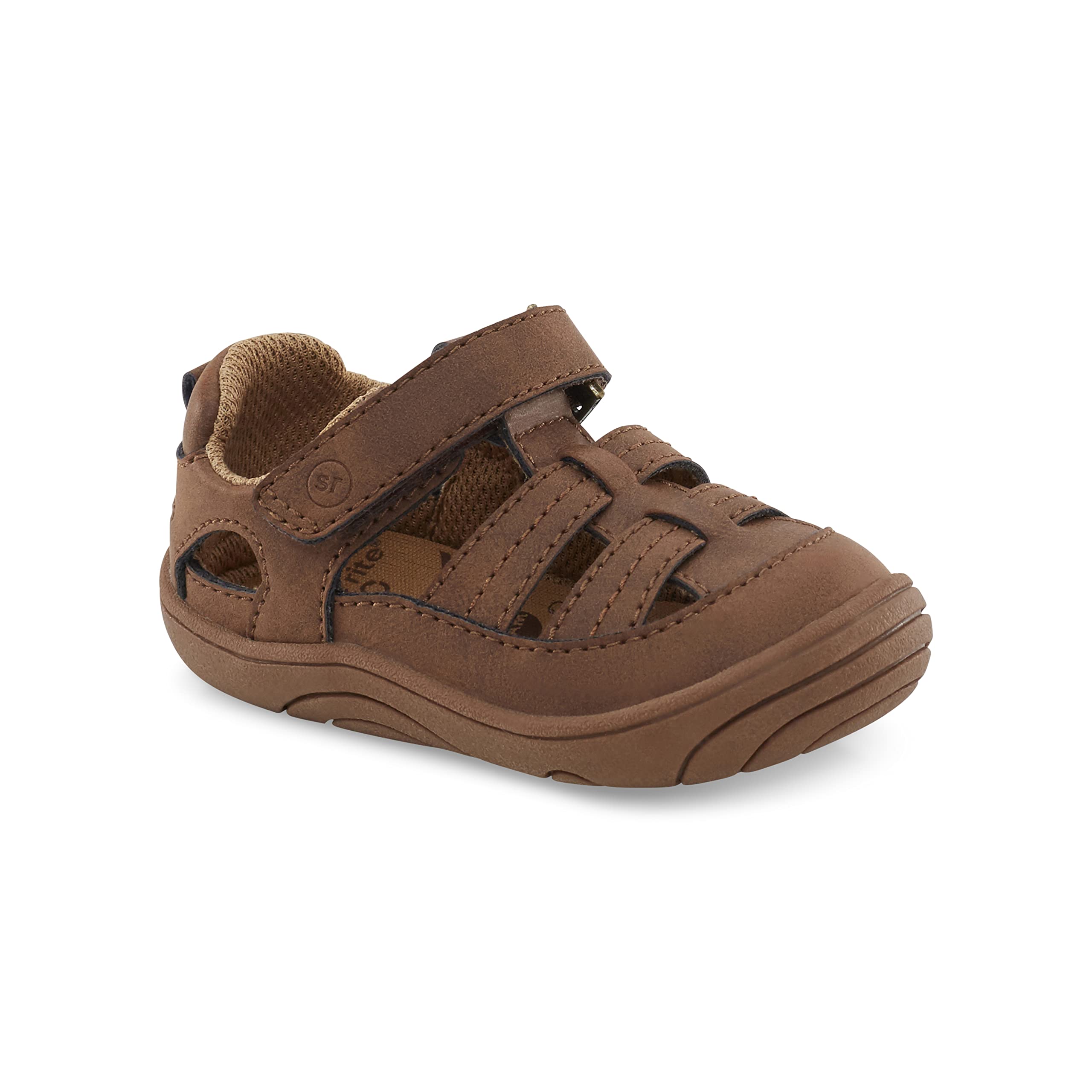 Stride Rite 360 Unisex Baby Amos 3.0 Sandal, Brown, 5 Infant US