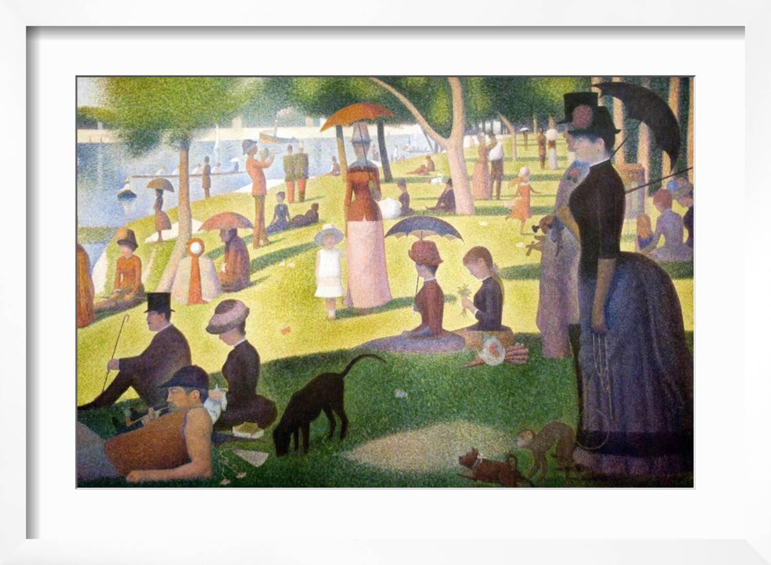 Amazon.com: ART.COM Wall Art Print A Sunday on La Grande Jatte