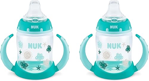 NUK - Taza de aprendizaje, 5 onzas, paquete de 2, 6+ meses