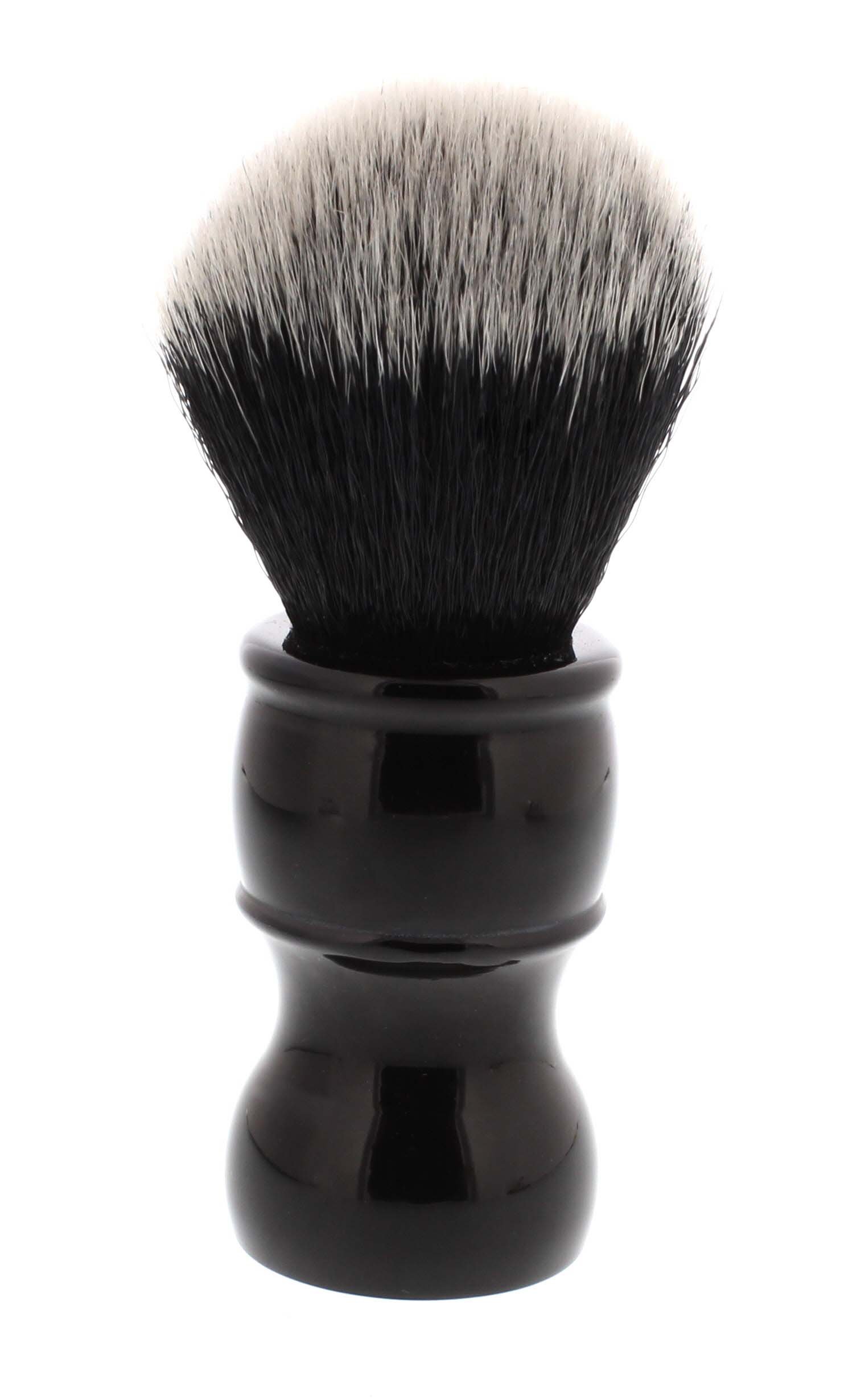 WCS Beacon Black Synthetic Shaving Brush, Black