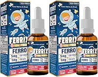 KIT 2X FERRIX (Ferro infantil) 30ml - Flora Nativa Sabor:Morango