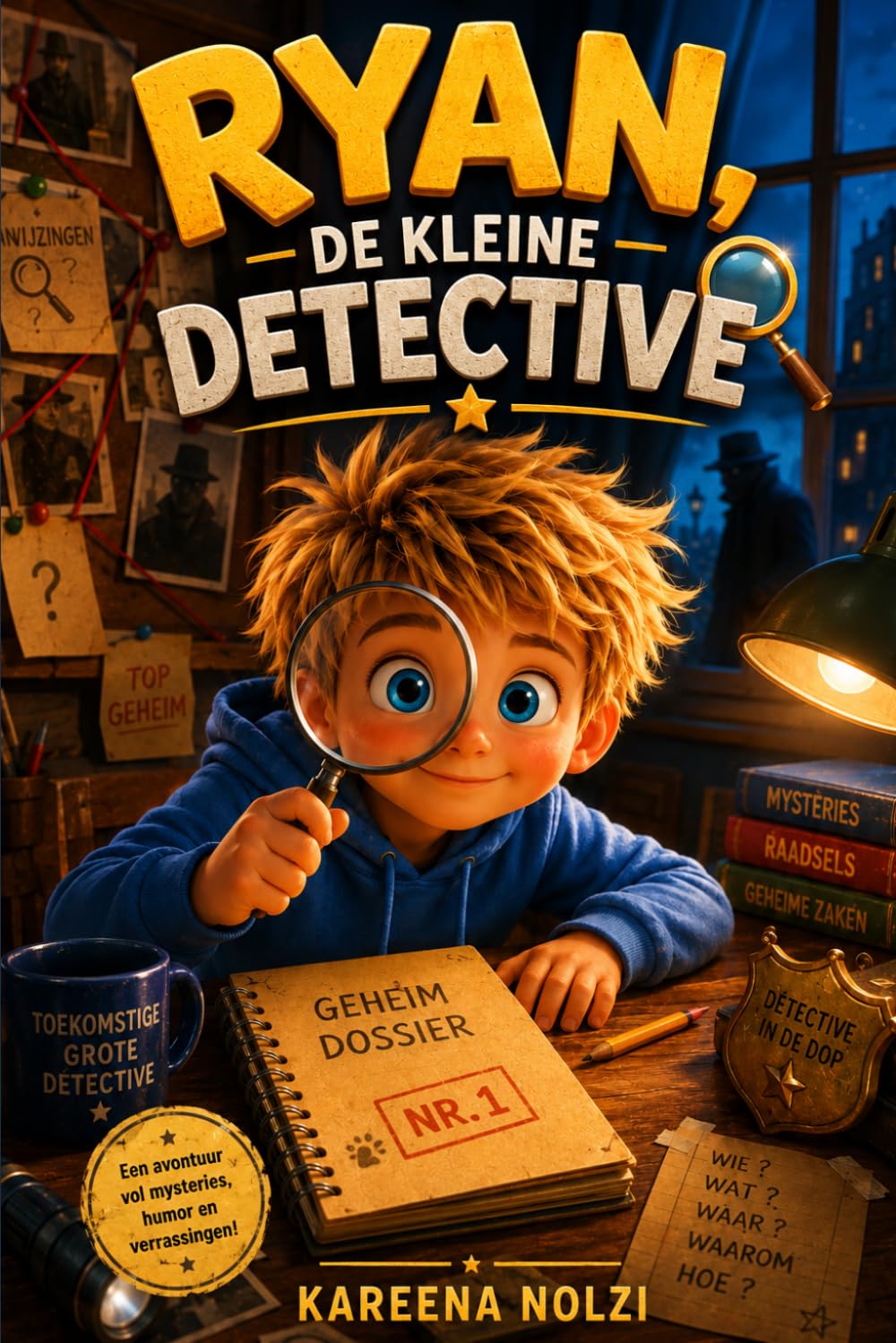Ryan, de kleine detective: Een grappig detectiveverhaal voor kinderen - leuke activiteiten - Prentenboek 4-8 jaar (Kleine Helden, Grote Avonturen)
