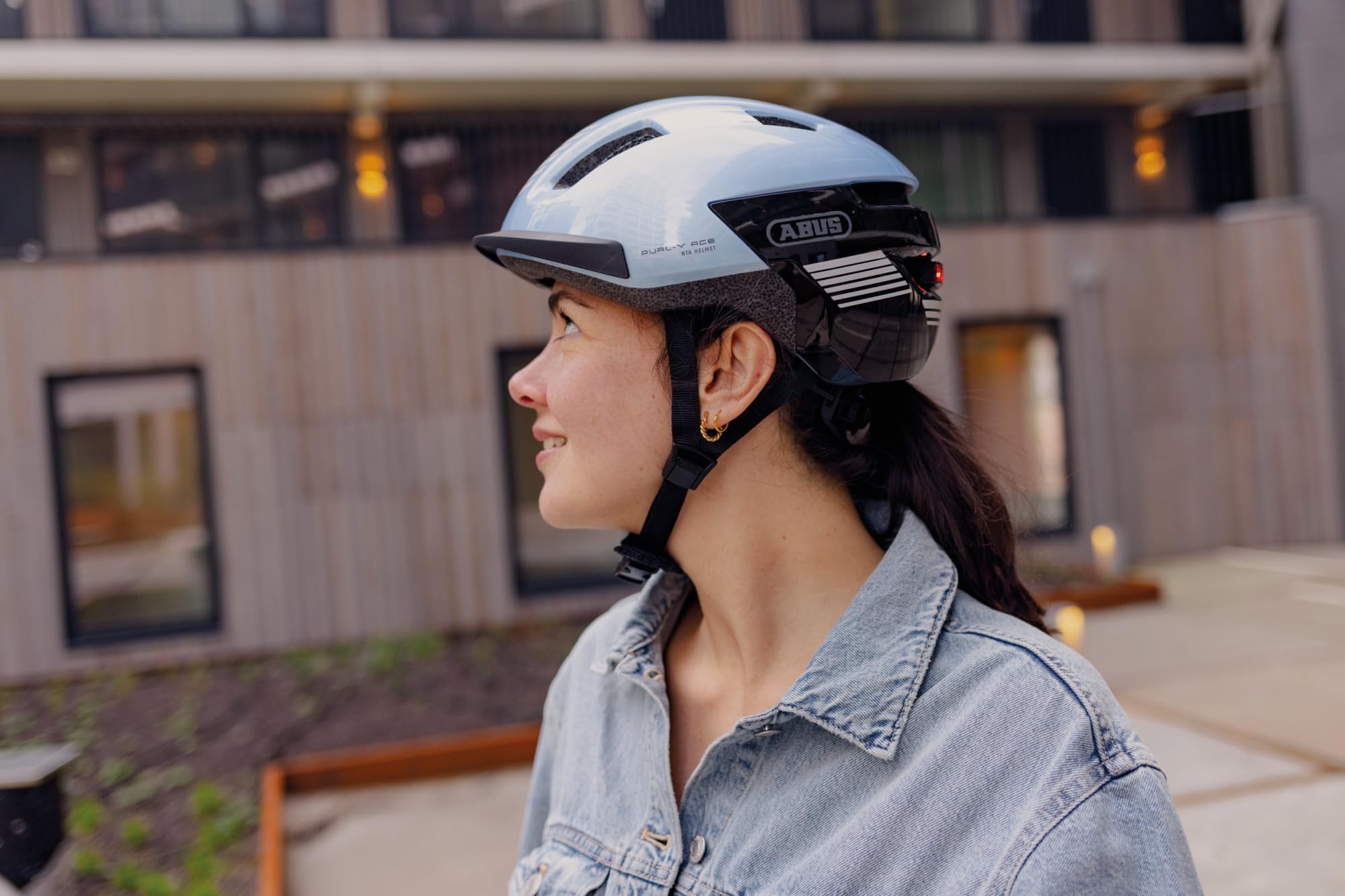 Kask rowerowy ABUS PURL-Y ACE ze światłem LED - odpowiedni do jazdy na rowerach elektrycznych i pedelekach - modny kask ochronny NTA dla dorosłych i nastolatków - zielony (miętowy), rozmiar L