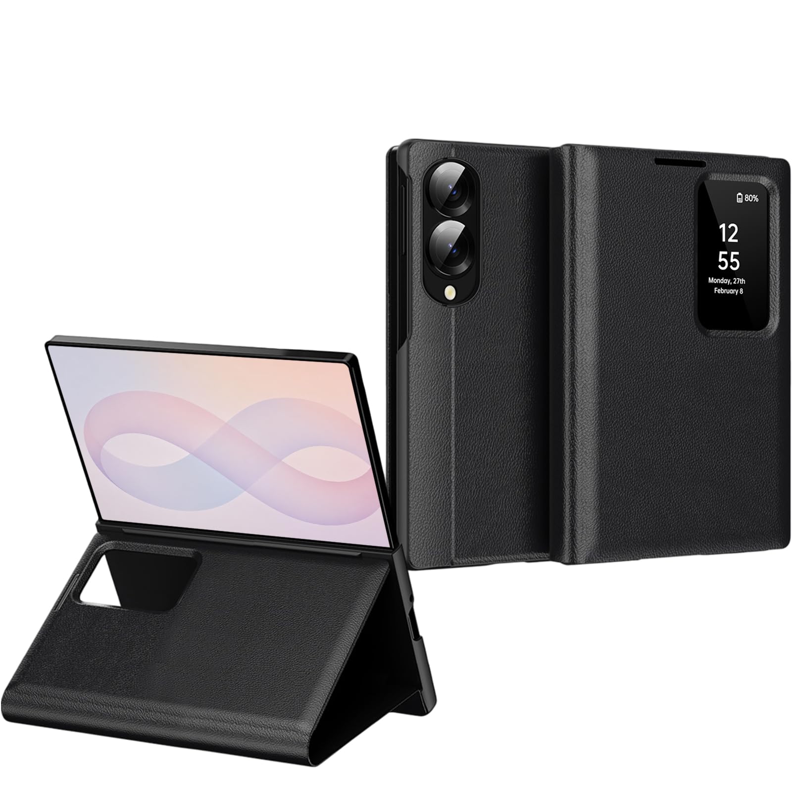Cover per Samsung Galaxy Z Fold 8 Smart View con finestra intelligente