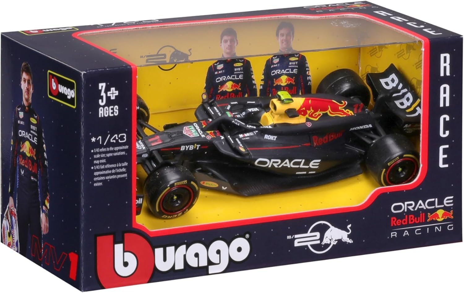 Bburago Formula 1 Oracle Red Bull Racing RB20 (2024): 1:43 Scale