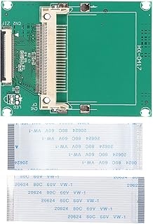 CF to ZIF/CE Adapter Card, 50pin CF Memory Card to 1.8 Inch CE ZIF Hard Drive with Flat Cable Supports CF Flash Memory Cards