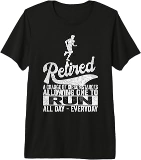 Funny Retired Definition Retirement Plan Running Runner Premium Tri-Blend T-Shirt