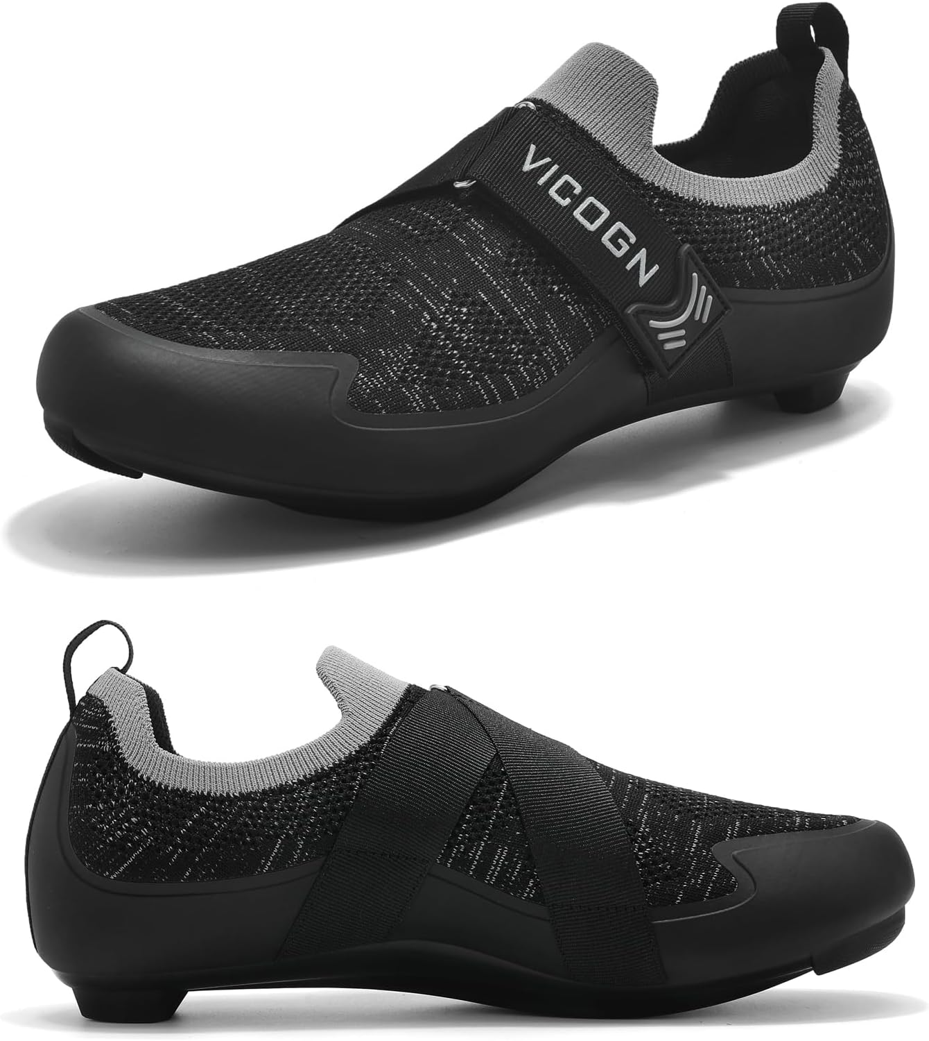Mens Womens Indoor Cycling Shoes Compatible with Peloton Bike Pre-Installed with Look Delta Cleats Clip in Outdoor Road Bike Shoes - Image 4
