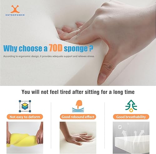 Miniatura 4 de Cojín de banco de tamaño personalizado, para asiento de ventana panorámica para exteriores e interiores, tapicería gruesa de espuma larga para