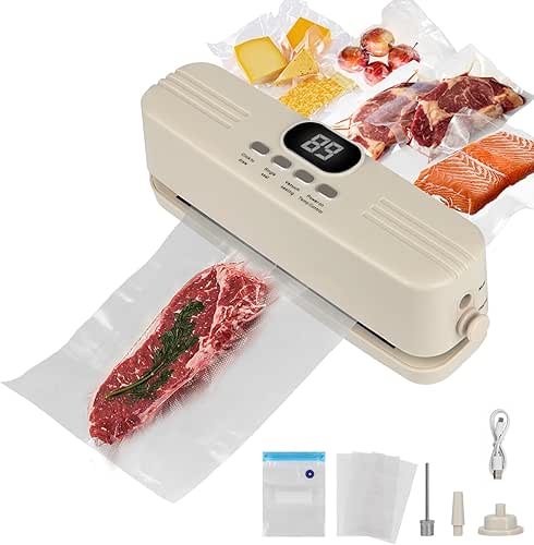 Vacuum Sealer Machine For Food, Mini Cordless Vacuum Sealer, 3-in-1