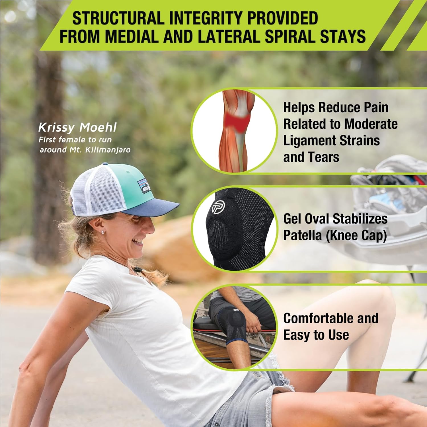 Pro-Tec Athletics Premium Knee Brace, Medical Grade Compression, Breathable Fabric, Patella and Ligament Support, and Enhanced Overall Knee Joint Stability
