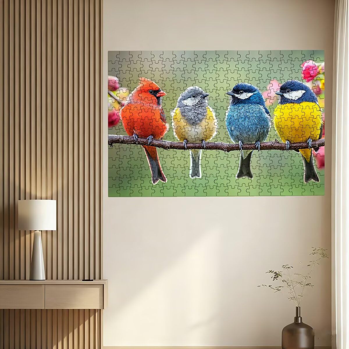 Puzzle 3000 sztuk ptak, drewniane puzzle zwierzęce, klasyczne wyzwanie puzzle dla całej rodziny, zabawki puzzle litery na plecach, oryginalne prezenty dla mężczyzn Decor -2359