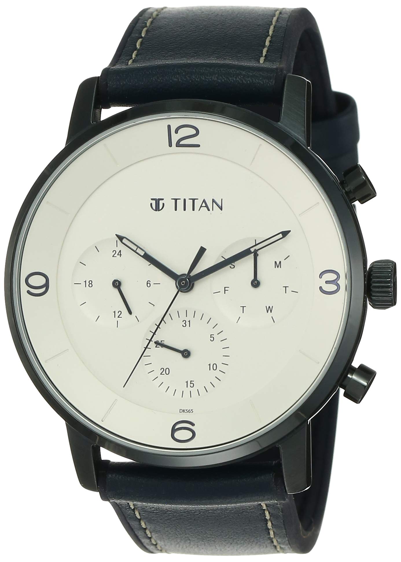 Titan Athleisure Analog White Dial Leather Mens Watch-Nn90119Qp01/Np90119Qp01 (B083ZKC3R3) Amazon Price History, Amazon Price Tracker