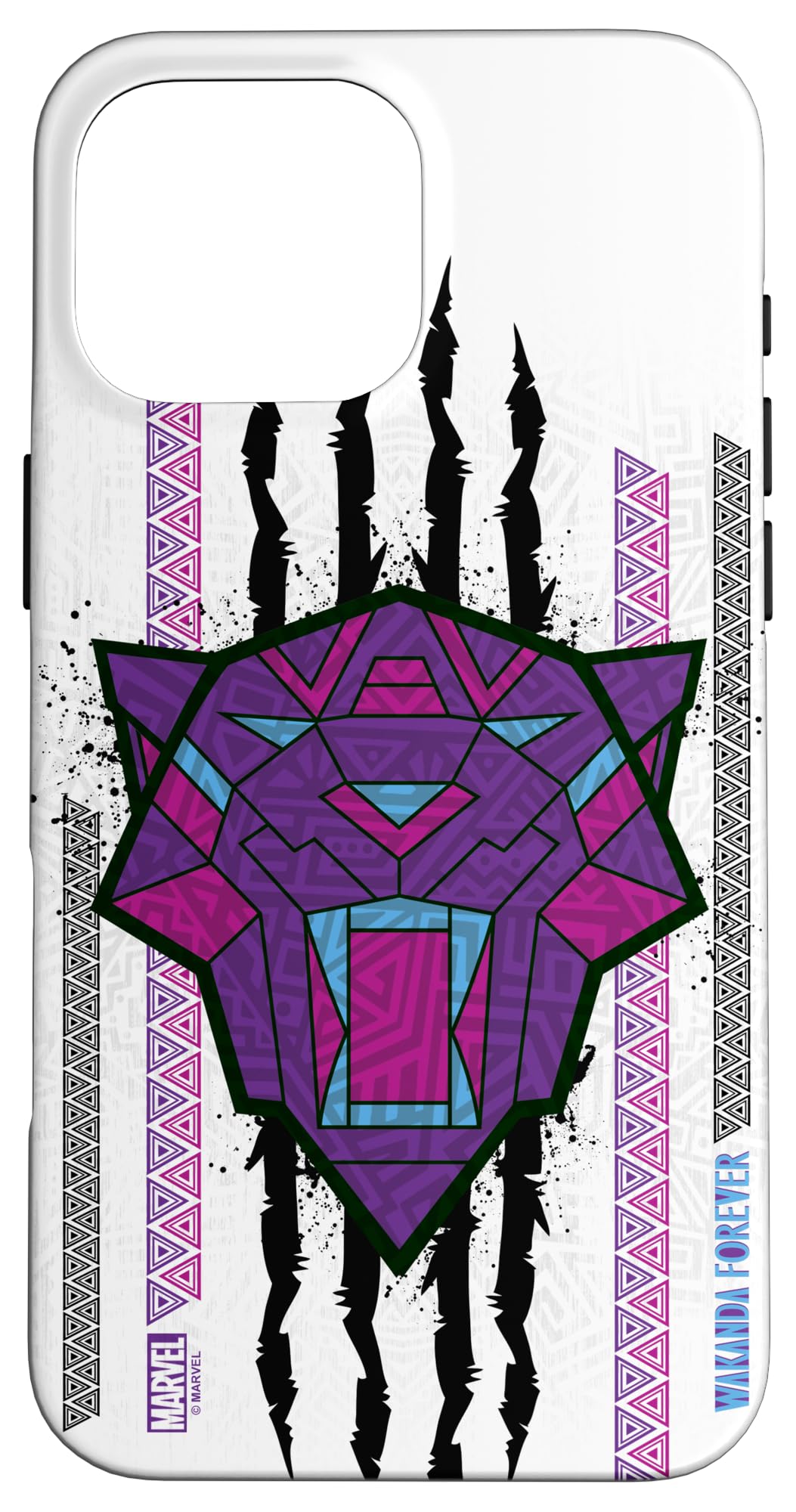 iPhone 16 Pro Max Marvel Black Panther: Wakanda Forever Tribal Logo Panther Case