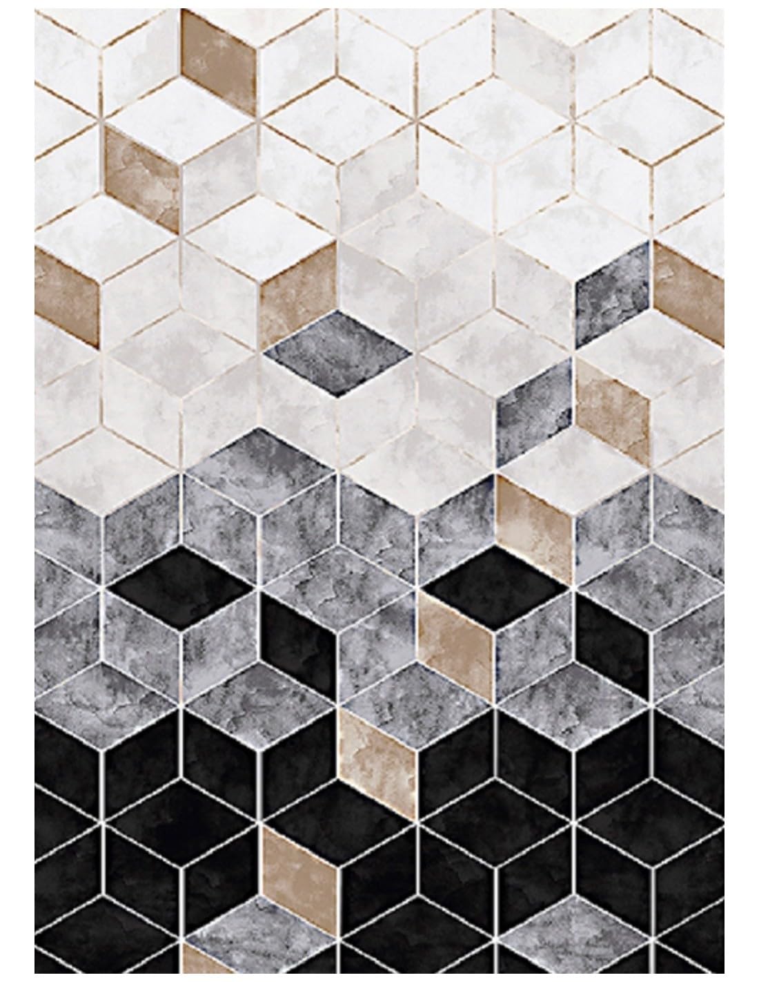 Mani Textile Tapis Luxe Noir 80x150m