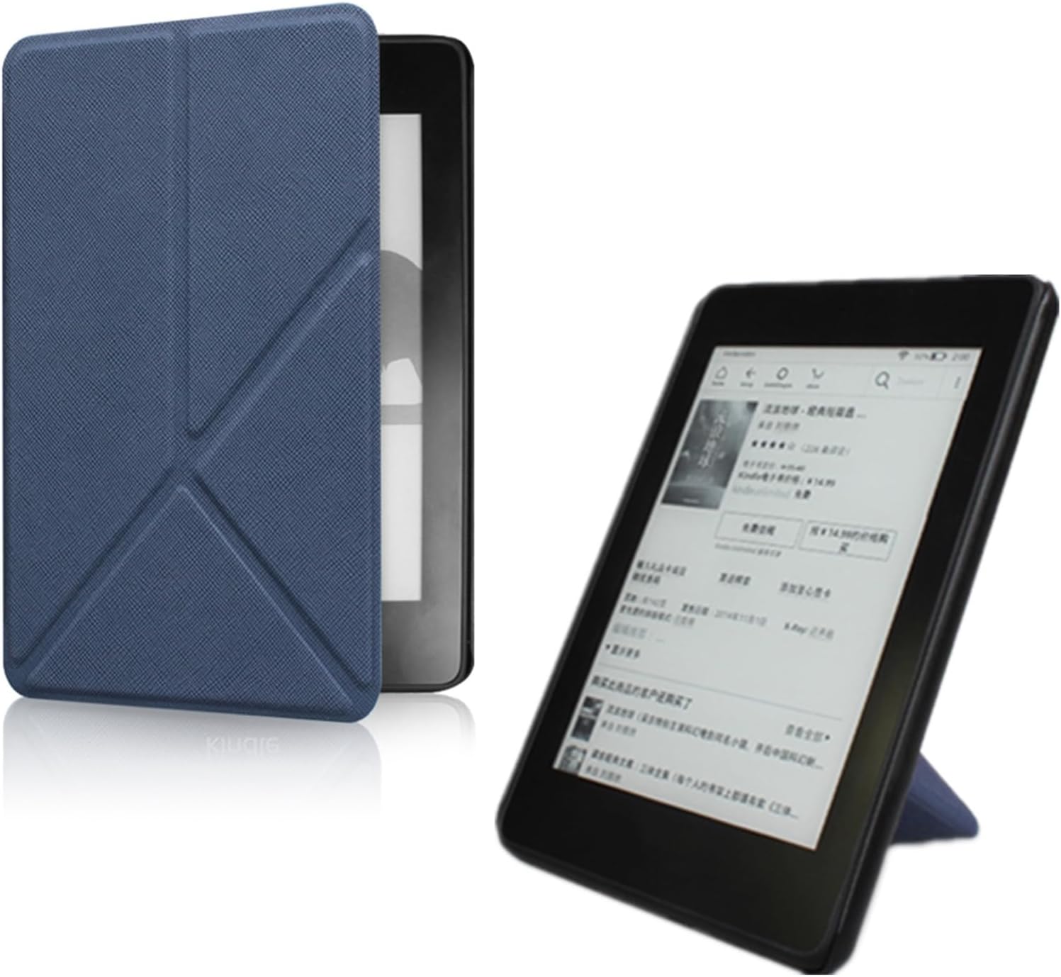 Artyond Case For 6.0" Kindle Paperwhite 2018, PU Leather Card Slots Lightweight Folio Cover With