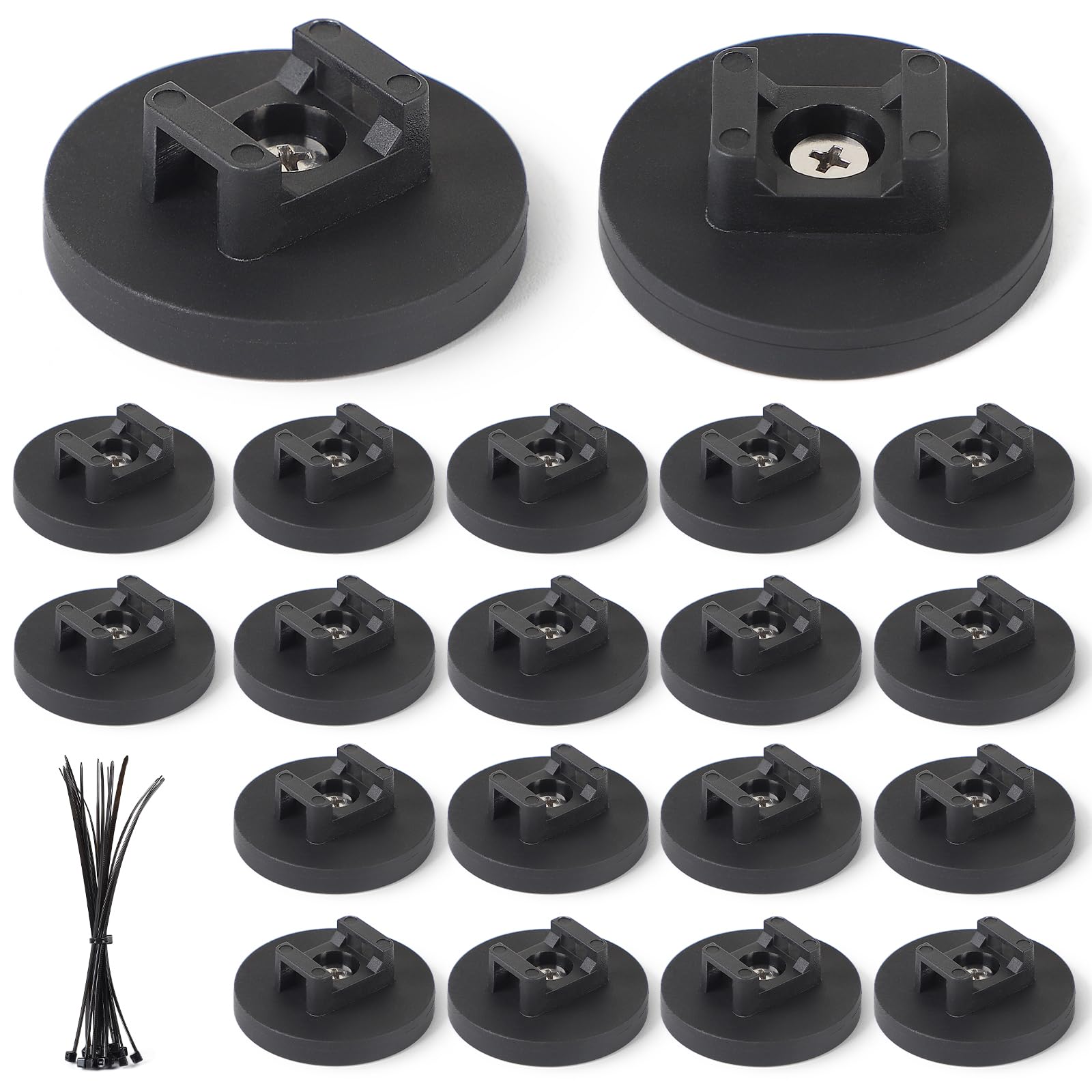Porte-câbles magnétiques 43 mm haut de gamme avec supports robustes réutilisables