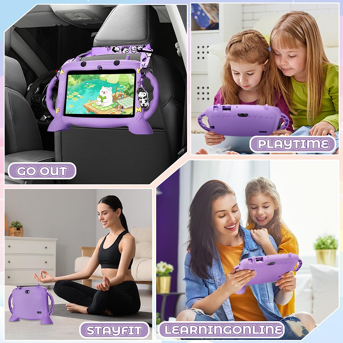 Amazon.co.jp: キッズタブレット、7インチタブレット 子供用 2-10