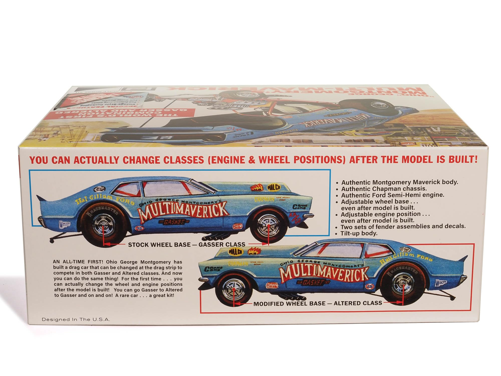 Amazon.com: MPC Multi Maverick Funny Car 1:25 Scale Model Kit