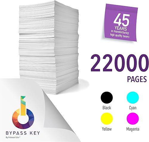 Miniatura 3 de ColorQube 8570 o ColorQube 8580 Tinta reemplaza a 108R00926 108R00927 108R00928 108R00930 (10 tintas OEM reempaquetadas), el paquete incluye llave