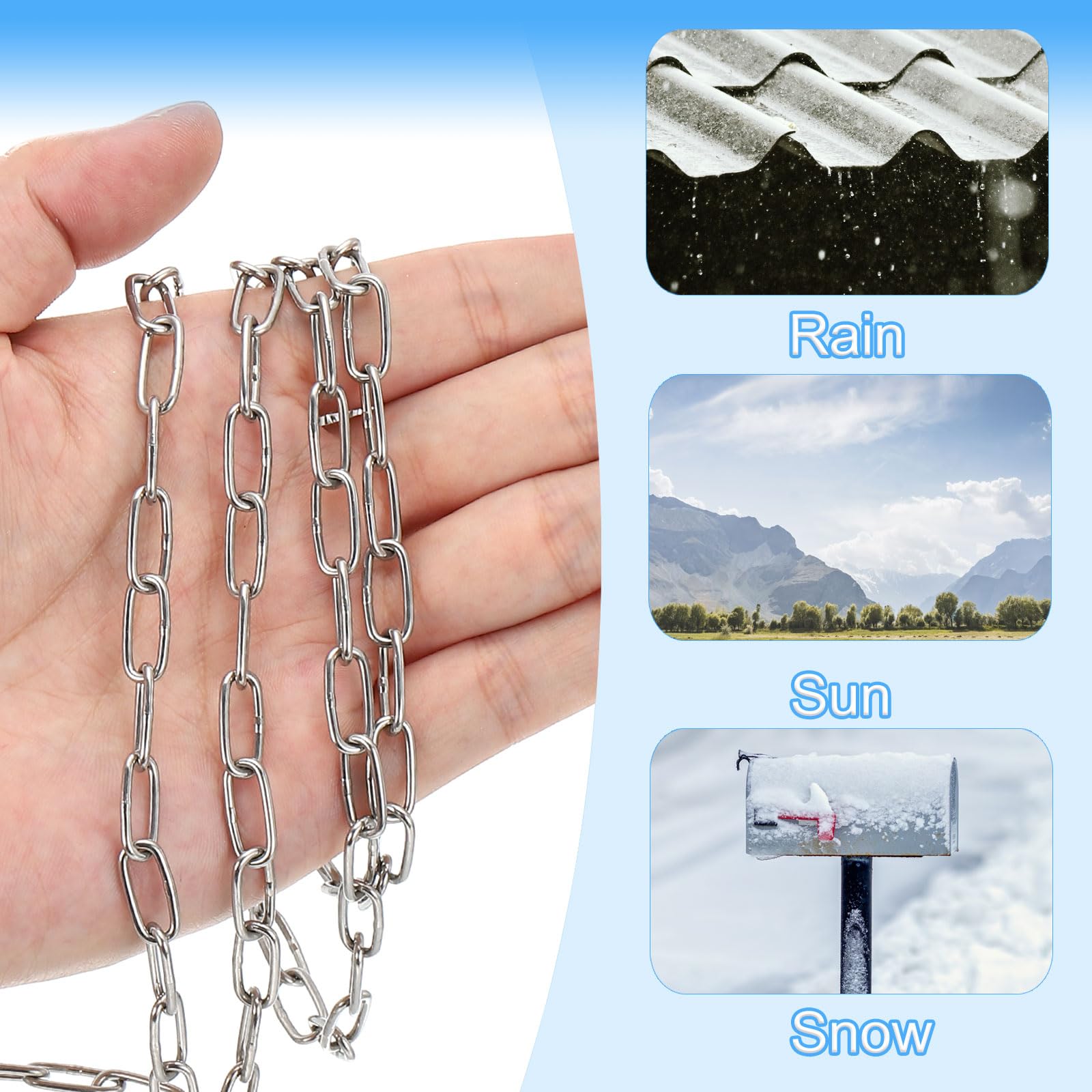 PATIKIL Stainless Steel Link Chain - Image 4