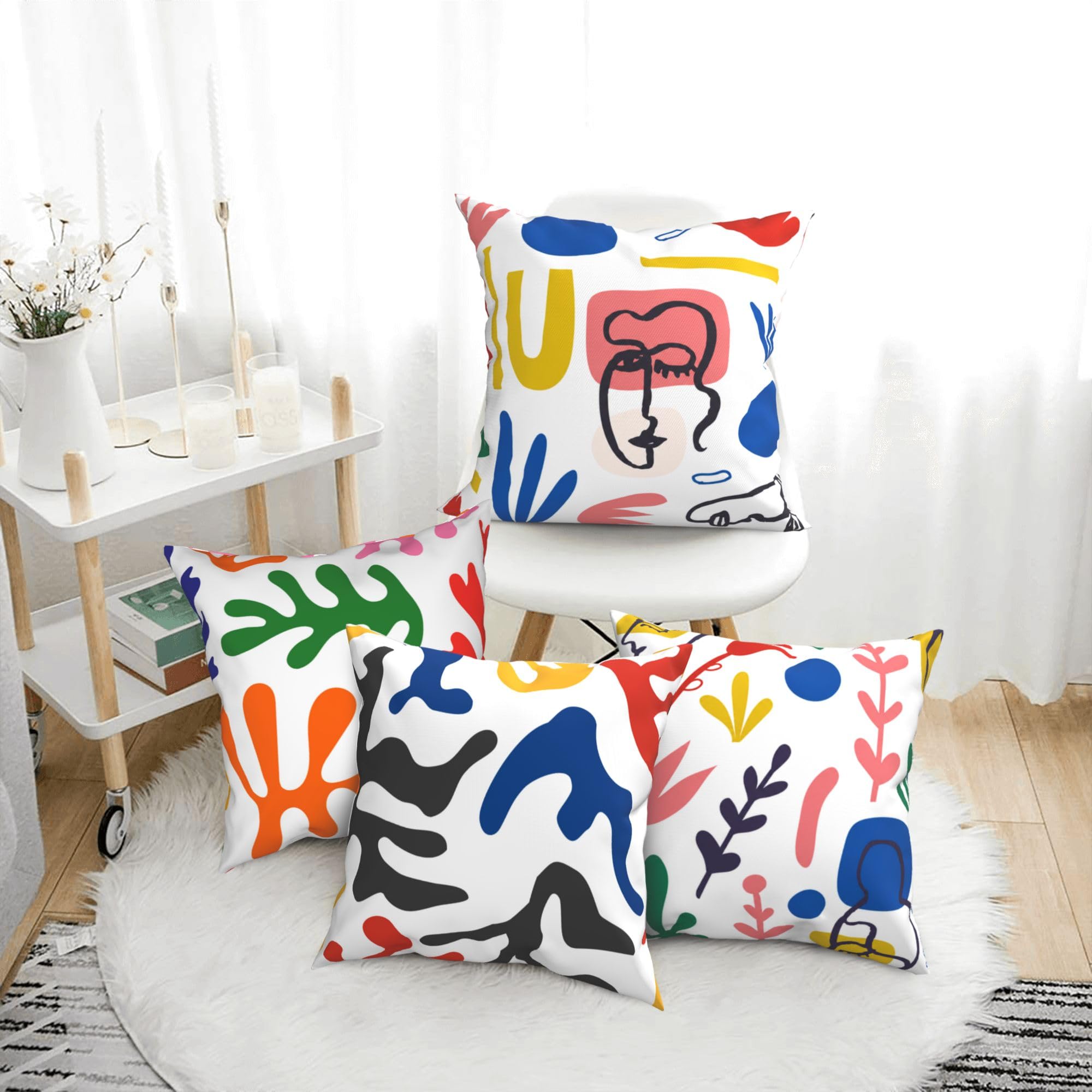 maison de famille クッションカバー Amazon.co.jp: HOSTECCO 抽象的 マティス クッションカバー 18x18