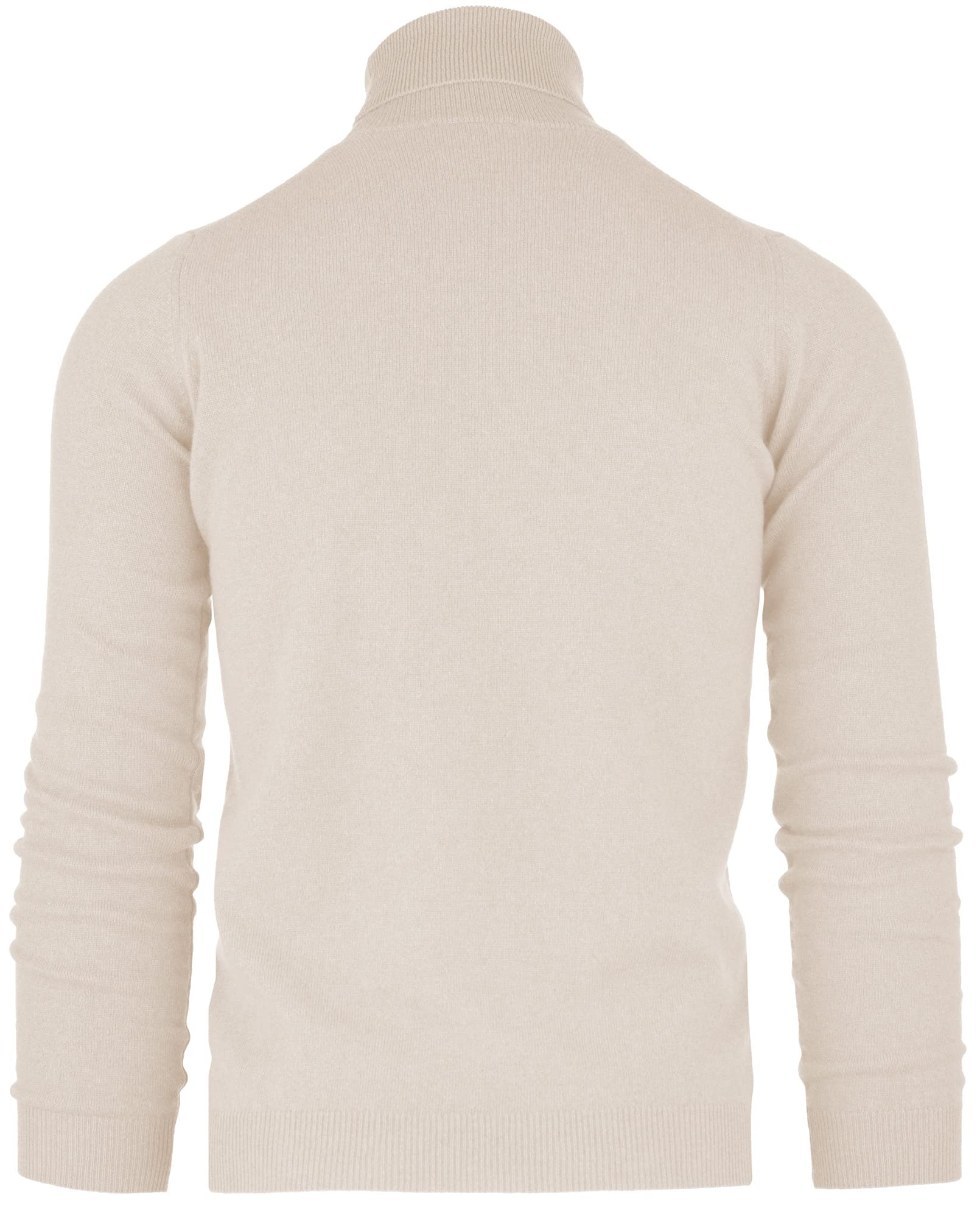 Dolcevita - Jersey para hombre, 30% puro cachemir, 70% pura lana, fabricado en Italia, manga larga, suave y cálido