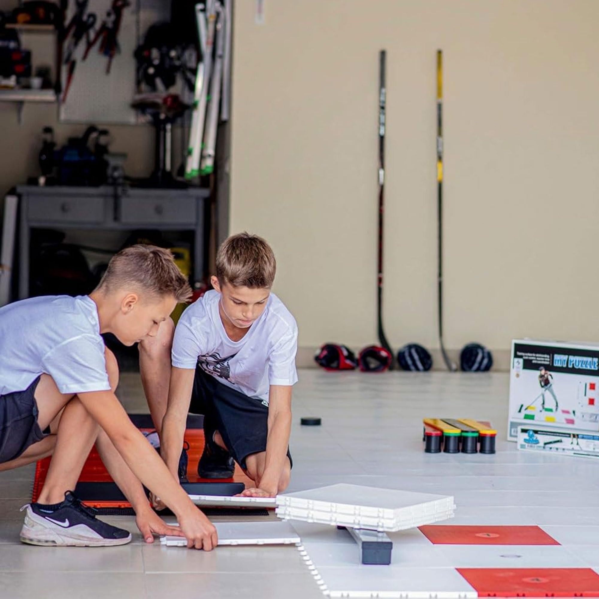 Hockey Revolution My Puzzle Systems – Juego Profesional de Azulejos Secos para Entrenamiento de técnica de bastón