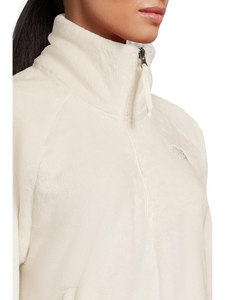 White The North Face Osito Lux A&#188; Zip Jacket